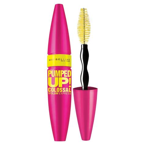 maybelline mascara pumped up colossal|maybelline colossal mascara ad.